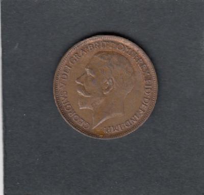 Beschrijving: 1/2 Penny GEORGIUS V  